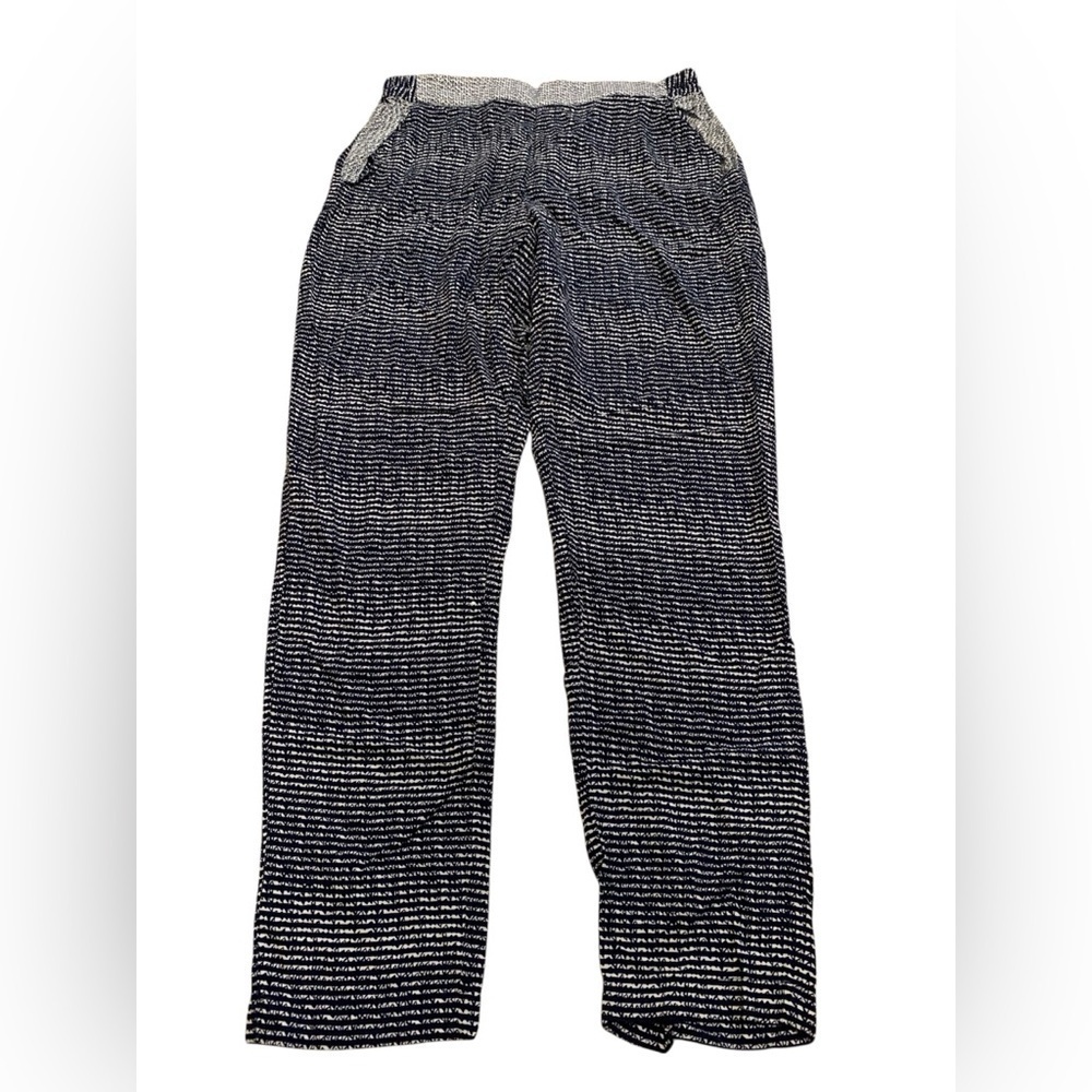 Cabi 5109 Coastal Navy Print Viscose Pants S